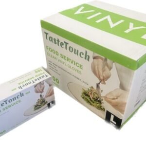 TasteTouch Clear Vinyl Gloves
